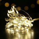 1m Electric String Light 3 Mode LED Festival Decor Lamp (Warm Light 12pcs) A