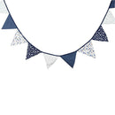 3.2m Flower Pattern Hanging Flags Cotton Cloth Pennant Party Festival Decor A