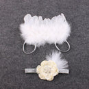 Baby Girls Angel Wings Wing Set Feather Photography Props Sweet