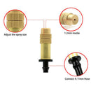 1pcs Micro Drip Irrigation Misting Brass Nozzle Garden Spray Cooling PartsB Kw