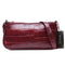 Retro Handbag Women Crocodile Leather Tote Office Lady Shoulder Bag (Red)