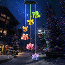 6 LED Windbell Lamp Solar Light Courtyard Moon Star Garden Decorative Lamp