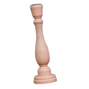 Candlestick Pillar Candle Stand Tealight Holder for Dinner Party-Pink-L