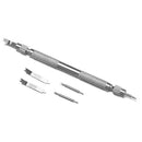 Metal Watch Band Strap Spring Bar Link Pins Remover Removal Repair Tool + 4 Pins