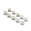 10x Stainless Steel wire cable rope simplex  wire rope grips clamp caliper 2mmJR