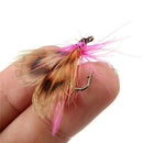 32pcs Fly Fishing Lure Artificial Insect Bait Trout hooks Tackle with Case
