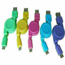 Micro USB Charger Cable Data Sync Retractable Adapter For Android Sam Dyqq L8T9