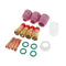 17pcs TIG Gas Lens Back Cap Collet Body Kit Fit TIG Welding Torch WP17/18/26