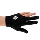 Spandex Snooker Billiard Pool Cue Glove Left Hand 3 Finger Accessories Black