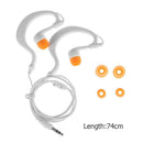 IPX8 Waterproof MP3 Headphone Ear-clip Type 3.5mm Swimming Diving Earphone A
