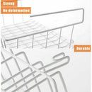 Under Shelf Storage Basket, 2 Pcs Under Cabinet Storage Wire Basket Organiz H7W4