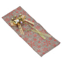 High - end creative bar flower linen wine set snowman red wine bottle sets
