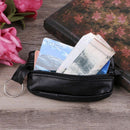 Girls Women Key Ring Wallet Pouch Coin Card Mini Purse Zipper Small Change Bag