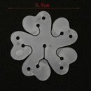 10 PCS plastic Balloon Sheet Flower Shape Clip Birthday Party