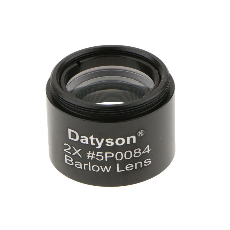 1.25"/31.7mm 2X Barlow Lens with M28.6*0.6 Thread for Telescopes Eyepieces