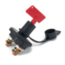200A Car Boat Battery Disconnect Switch Kill Cut Off Switch + Key + Wire Lug Set