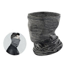2PCS Mens Silky Balaclava Headscarf Skiing Anti-UV Neck Gaiter Headband