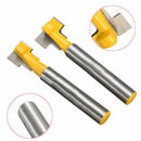 2Pcs Matched Keyhole Cutter Router Bit Set 6mm Shank Woodworking DIY Tools