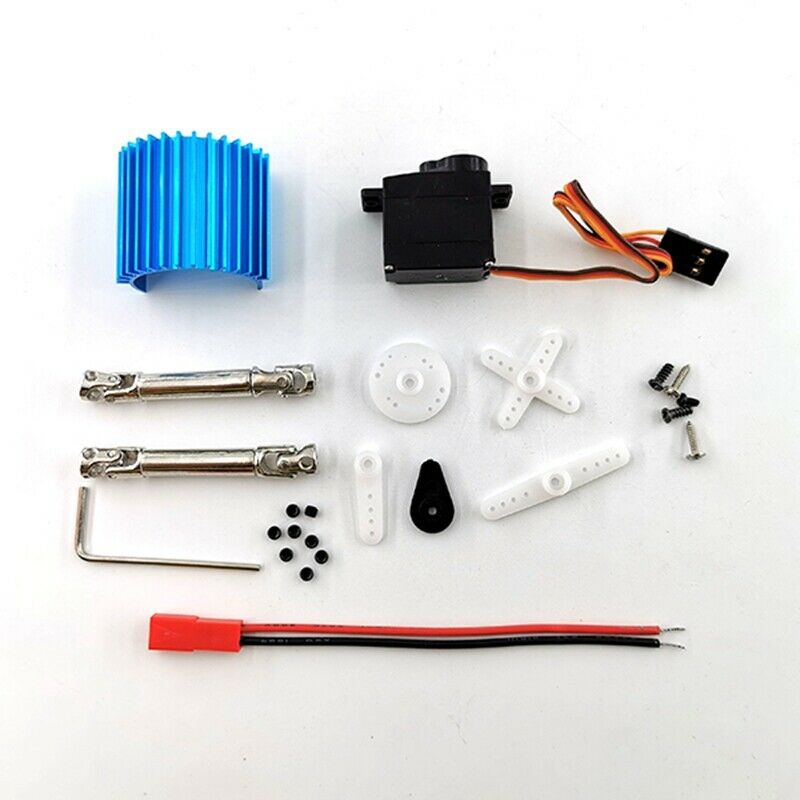 3PCS 2 Speed Gear Box with 370 Motor Drive Shaft for WPL B1/1/14/16/24 C14 1U1K5