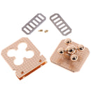 Metal Buckle Twist Clasps Turn Lock Snap Twist Locks For DIY Handbag Craft B: Kw