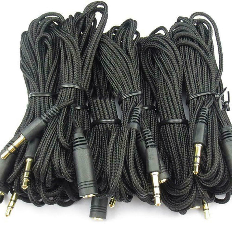 1/8" 10ft 3.5mm Stereo Audio Aux Headphone Extension Cable to Male Cord Z3V2