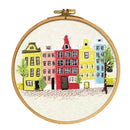 1 Set Handmade Sewing Embroidery Starter Kits with Skyscraper Pattern Cross