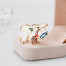 Christmas Skating Brooch Corsage Gifts Banquet Pins Decorations Badge New Y