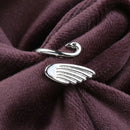 Swan Knitting Loop Crochet Ring Thimble Guide Tool Sewing Accessories Tool-AU