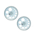 360 Degree Full Circle Plastic Protractor Angle Finder Measuring Ruler Temp I6E7