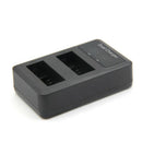 Mamen LP-E5 LPE5 LP E5 LI-ION USB LCD Dual Battery Charger for EOS Rebel XS