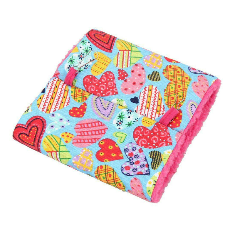 Pet Bird Parrot Budgie Hammock Cage Hut Tent Bed Hanging Cave Bed Heart S