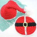 Crochet Knit Newborn Baby Photography Prop Soft Handmade Christmas Costume