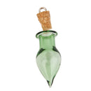 10 Glass Cork Drops Glasses Vials Wish Bottles W / Loop Diy