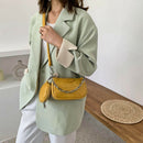 Alligator Leather Handbag Purse Women Sling Crossbody Shoulder Bag (Yellow) A