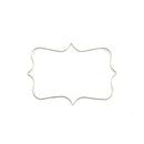 rectangular frame cookie molds stainless steel decor cookie cutter baking toolM&