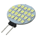 12V 24 SMD LED G4 Base White Camper Marine Light Bulb V6Q2