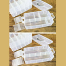 30 Slots 3 Tiers Makeup Organizer Jewelry Storage Box Toys Organizer Remova D4Q7