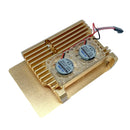 Protection Aluminum Alloy Case with Dual Cooling Fan for Raspberry Pi 4