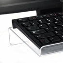 Clear Acrylic Tilted PC Keyboard Holder for Easy Ergonomic Typing, 43.2cmx4cm