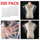 300Pcs Disposable Haircut Capes Barber Home Salon Shawls Coloring Perm Apron