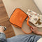Women Travel Handbags Tote Ladies Nylon Shoulder Zip Shopping Bag (Orange)