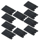 10Pcs 2in1 Silicone Cell Phone Adhesive Holder Credit Card Pouch Stand Black