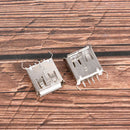 Single Port USB 2.0 Female Type A 4-Pin DIP 180 Degree Jack Socket PT%x