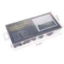 170Pcs 7Sizes Utility Rubber Grommet Assortment Electrical Firewall Wire Gasket