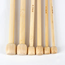 9Pcs Wooden Knitting Needles Circular Crochet Hooks Crocheting Notions Tools