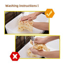 Beeswax Food Wrap, Reusable Food Wrap Beeswax Wrap 4 Pack for Sandwich, Che