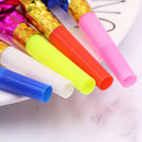 20Pcs small multi color party blowouts whistles kids birthday party toys  JR