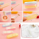 2 Pcs Eyes Care Contact Lenses Plastic Tweezers Insert Remover Random Color B8L5
