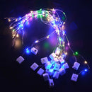 1m Electronic String Light 3 Mode LED DIY Festival Decor Lamp (Multi Color) A