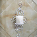 Wall Mounted Iron Tealight Votive Candle Holder Stand Home Decor White